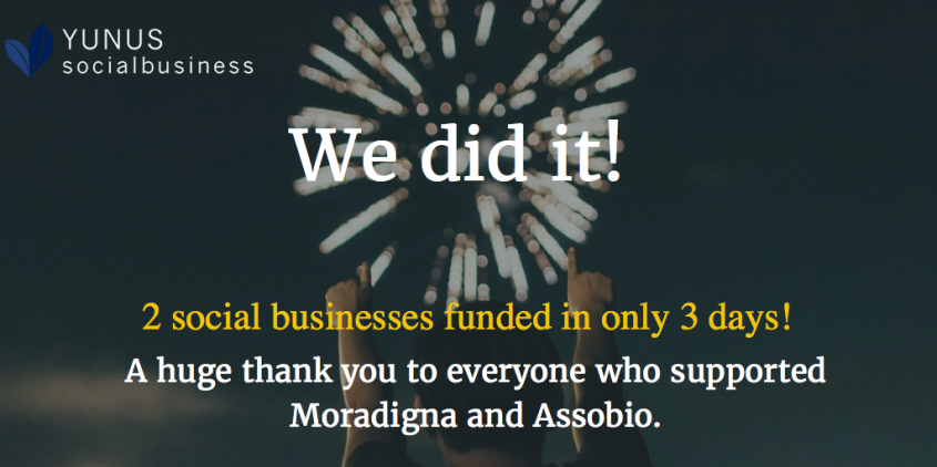 Yunus Social Business funds 2 new businesses through KIVA Yunus Social Business funds 2 new businesses through KIVA